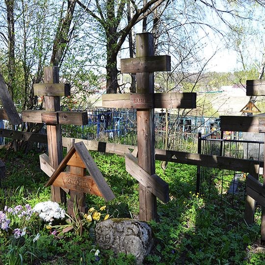 Могила В.А. Ватагина , художника-анималиста