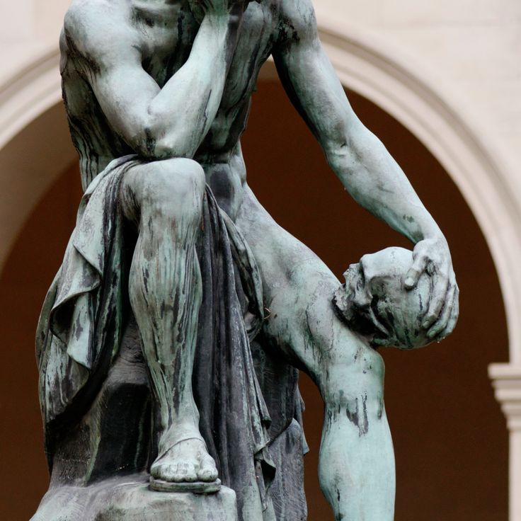 Democritus meditating on the seat of the soul