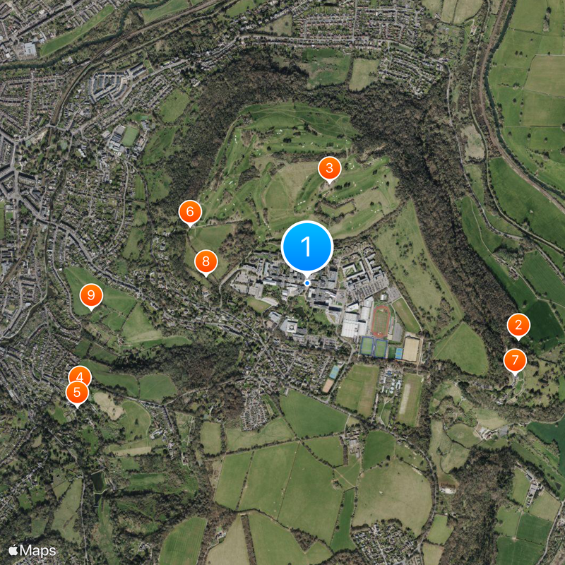 University of Bath Map