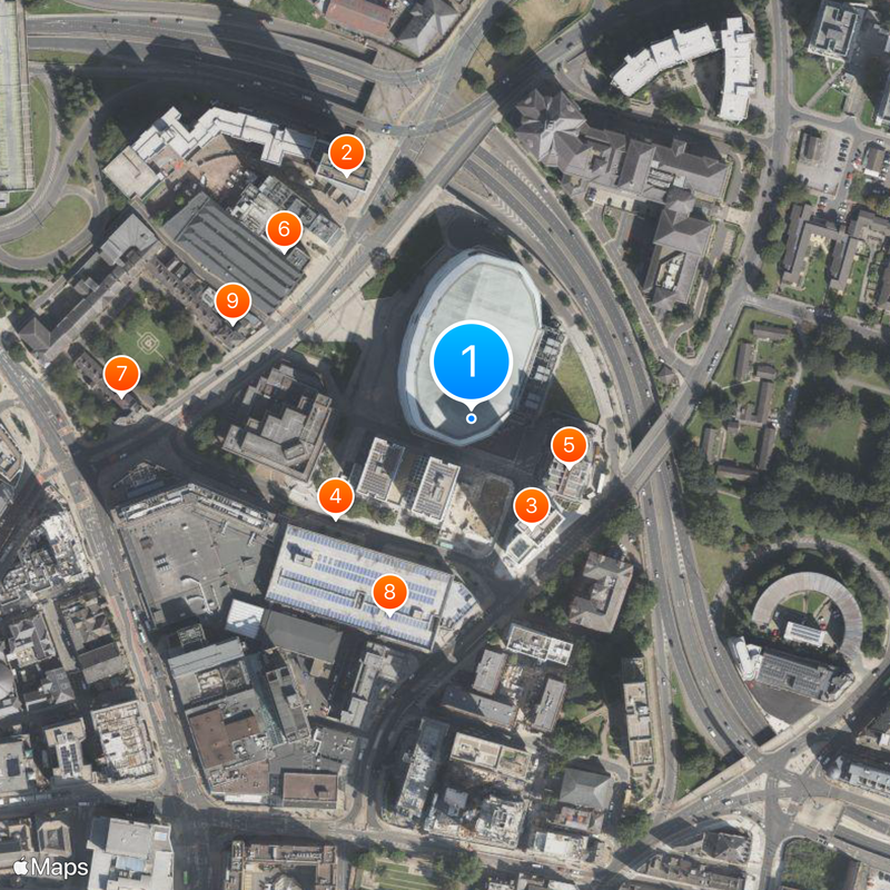 First Direct Arena Map