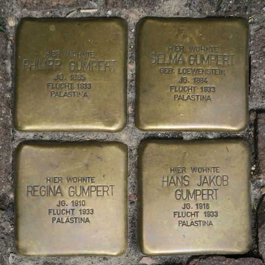 Stolperstein en memoria de Selma Gumpert