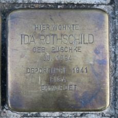 Stolperstein en memoria de Ida Rothschild