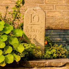 Rochdale Canal Milestone On Canal Towpath To North Of Todmorden Lock Number 19 At Ngr Sd 935240