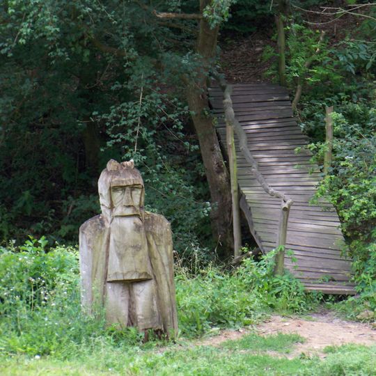 Lávka přes Šárecký potok u Čertova mlýna