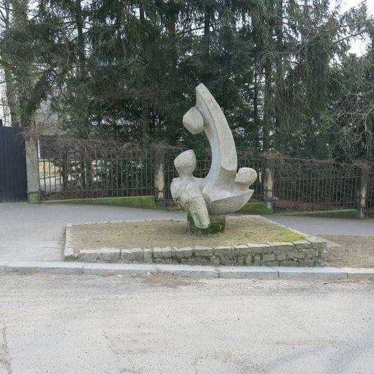 Betonová plastika Rodina v Ruprechtické ulici v Liberci