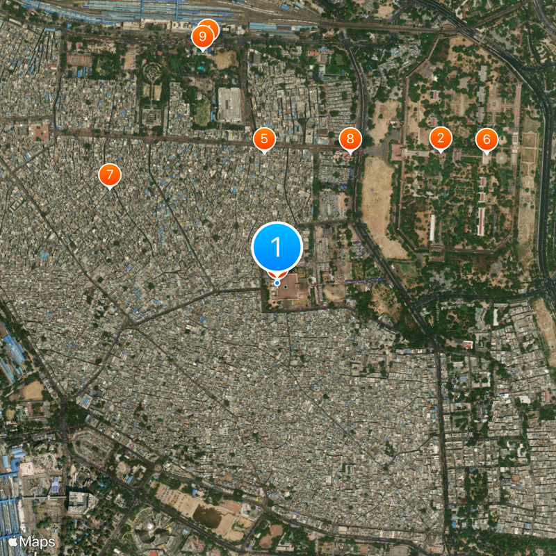 Chunnamal haveli Karte