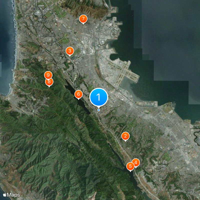 Península de São Francisco Mapa