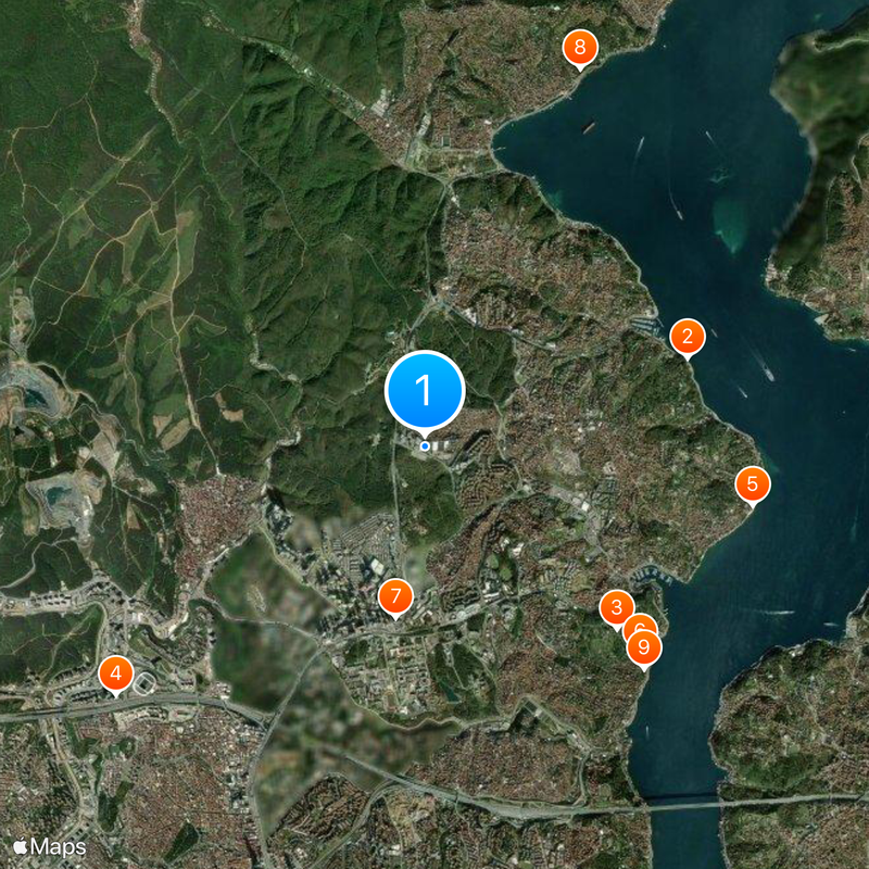Darüşşafaka High School Map