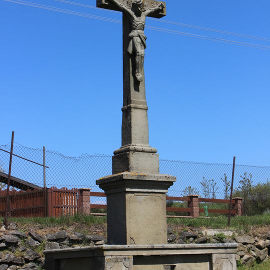 Wayside cross in Březské