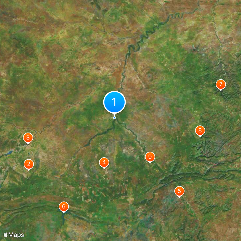 Limpopo River Map