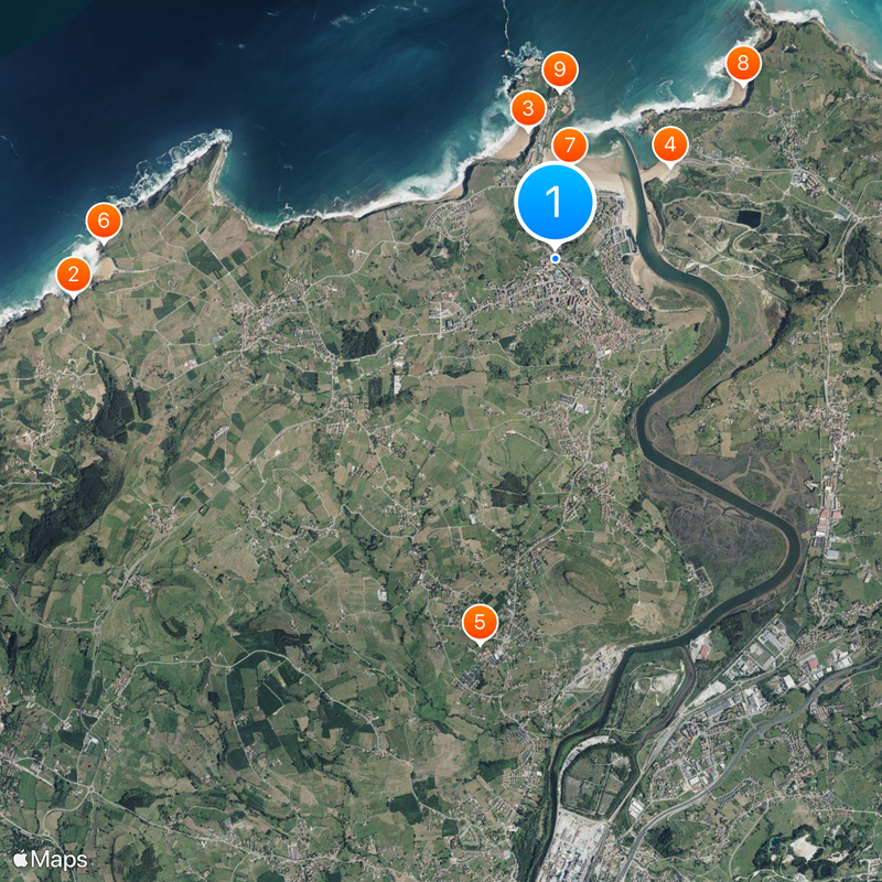Suances Mappa