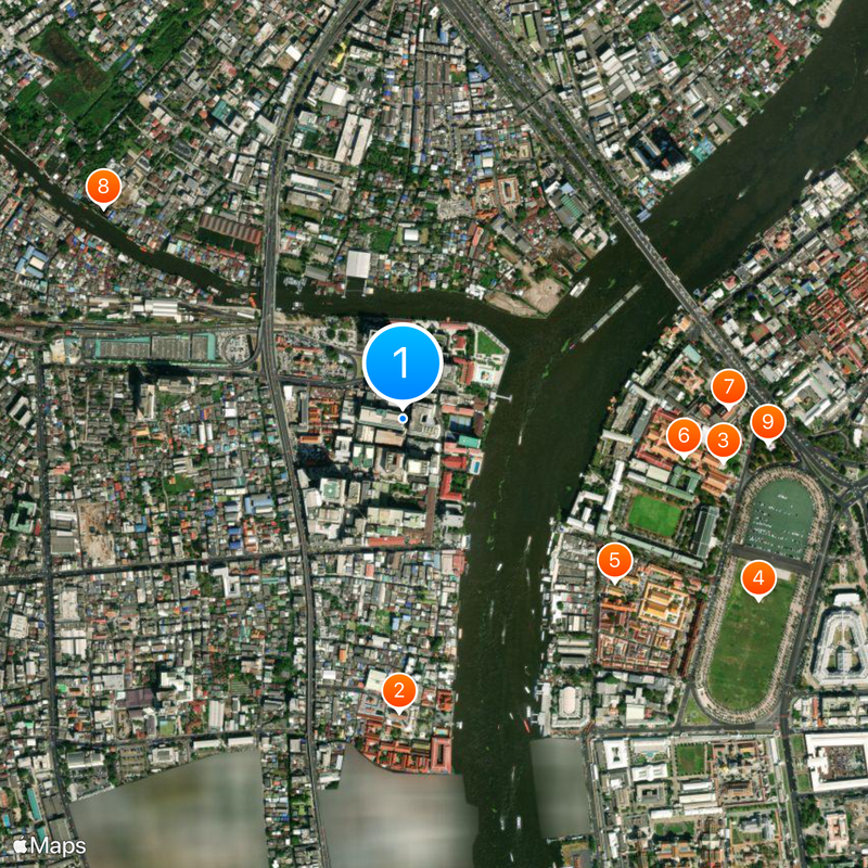 Museo Médico Siriraj Mapa