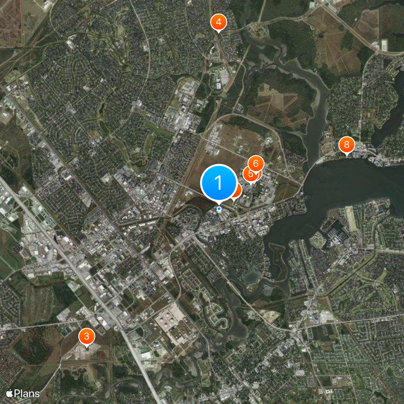 Space Center Houston Carte