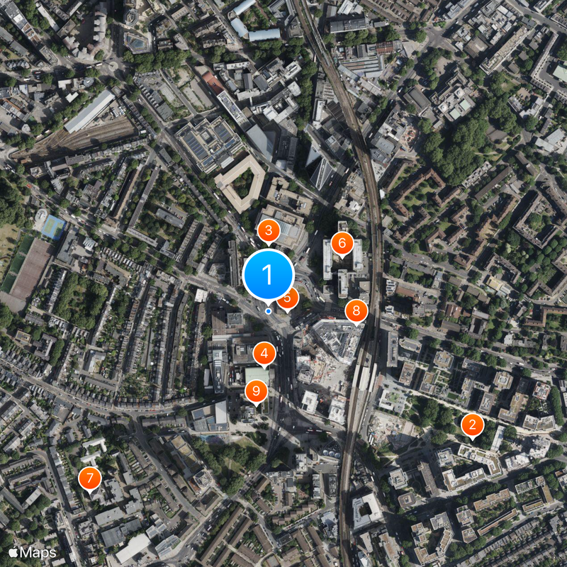 Elephant and Castle Map