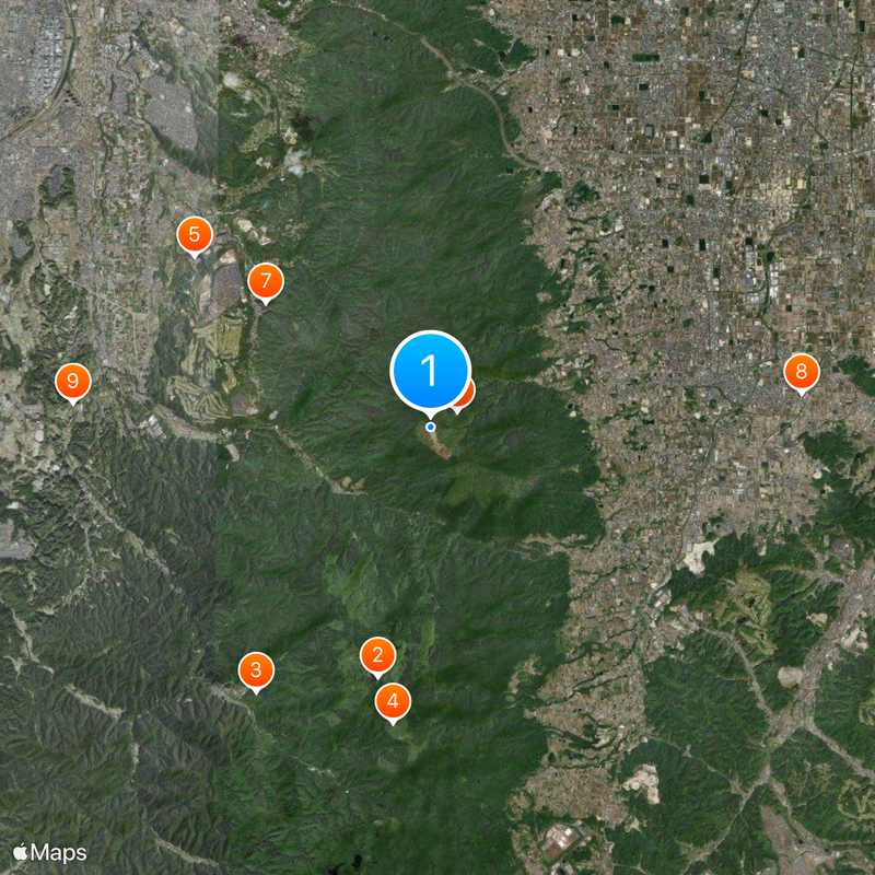 Monte Yamato Katsuragi Mapa