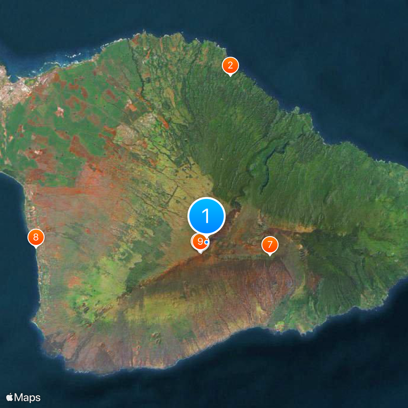 Haleakalā Map