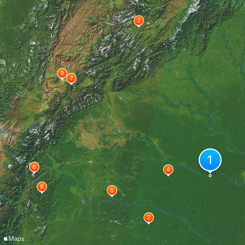 Ecuador–Peru border Mapa