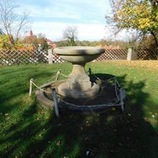 Kašna v zahradě zámku v Brandýse nad Labem