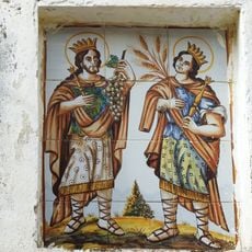 Ceramic panel of Saint Abdon and Sennen