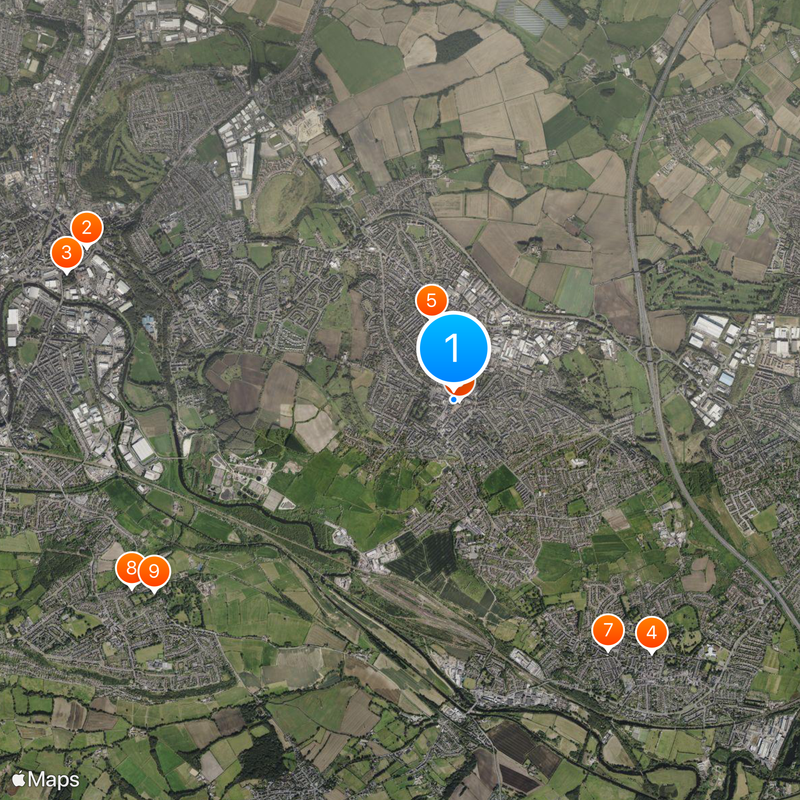 Ossett Map