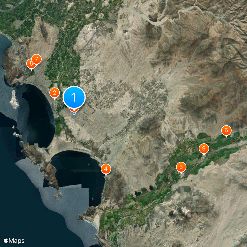 Nuevo Chimbote District Map