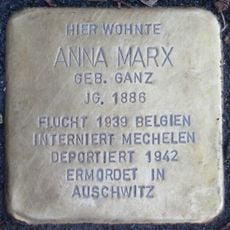 Stolperstein à la mémoire d’Anna Marx