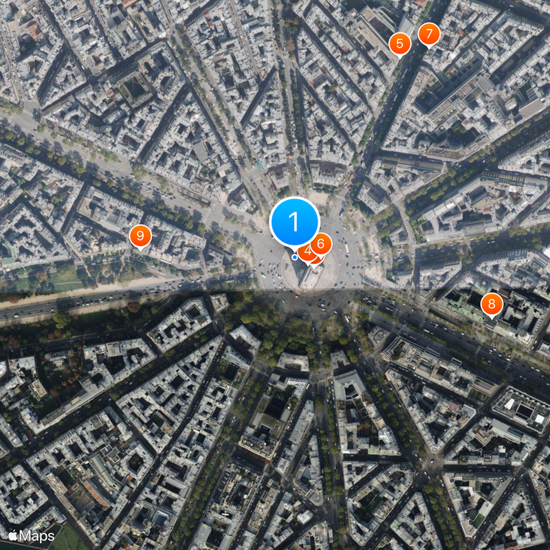 Plaza Charles-de-Gaulle Mapa