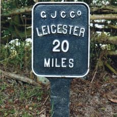 Mileplate Immediately West Of Bridge Number 55, Grand Union Canal