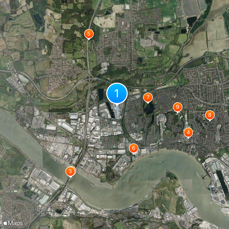Lakeside Shopping Centre Map