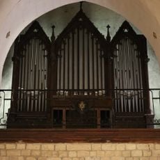 Pipe organ of the Notre-Dame la Blanche abbey  chuch in Faverney (Haute-Saône, France)