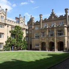 Sidney Sussex College, The Buildings Surrounding Hall Court And Chapel Court