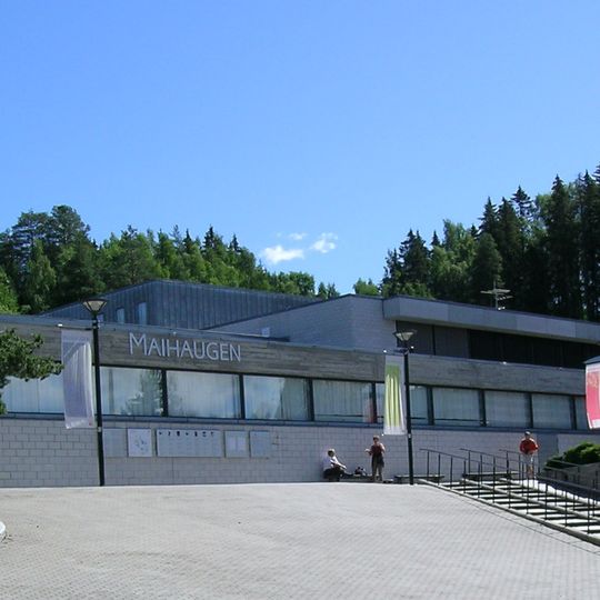 Eingangsgebäude des Freilichtmuseums Maihaugen