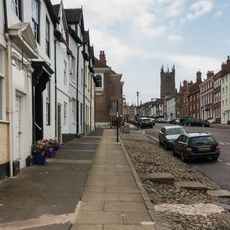 Cobbled Roadside Verges To West