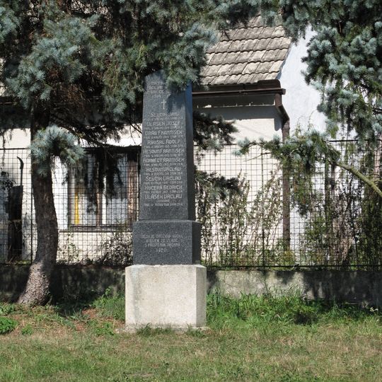 World War I memorial in Zlivice