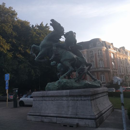 Lutte équestre - Ruiterstrijd