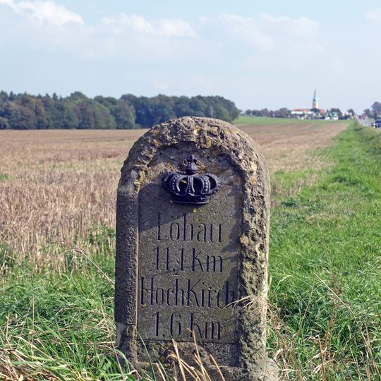 Kgl.-sächs. Postmeilenstein Hochkirch