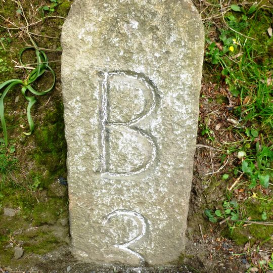 Milestone 100 Metres To North Of Higher Lodge