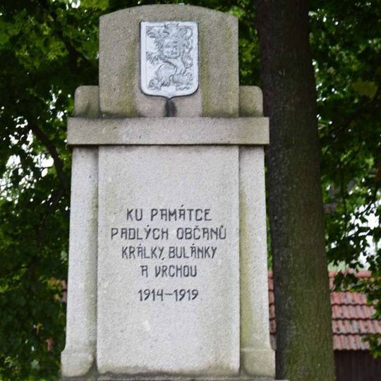 Pomník padlým v Bulánce
