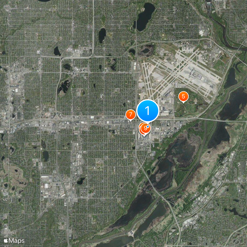 Met Center Map