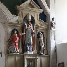Saint Blaise altar of Église Sainte-Agnès de Tréfumel