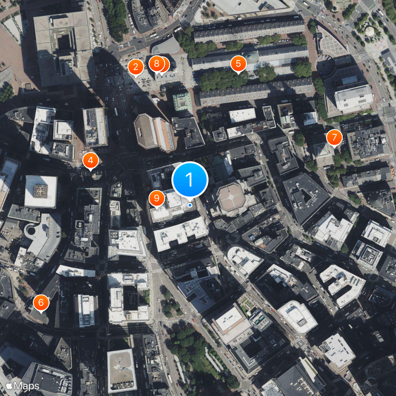 Boston Globe Map
