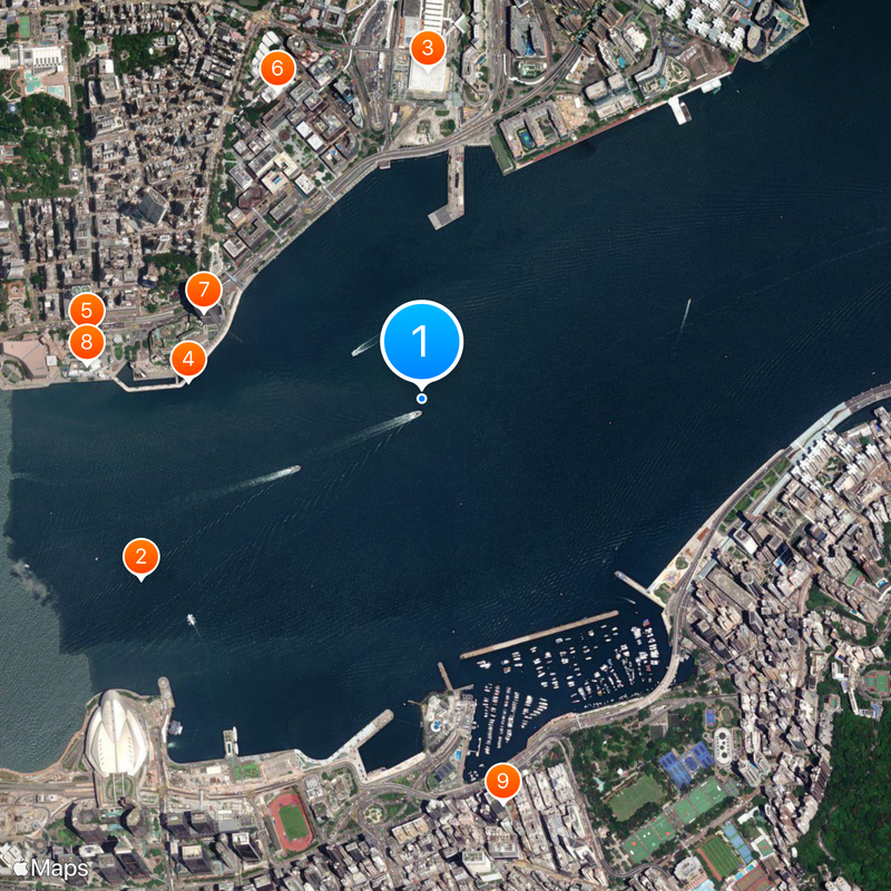 Cross-Harbour Tunnel Map