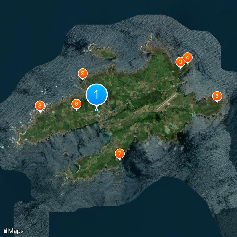 Ushant Map