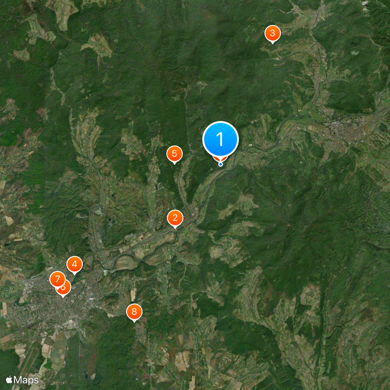 Schoenborn Palace Map