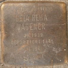 Stolperstein dedicated to Bela Reha Wagener