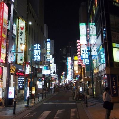 At night 1