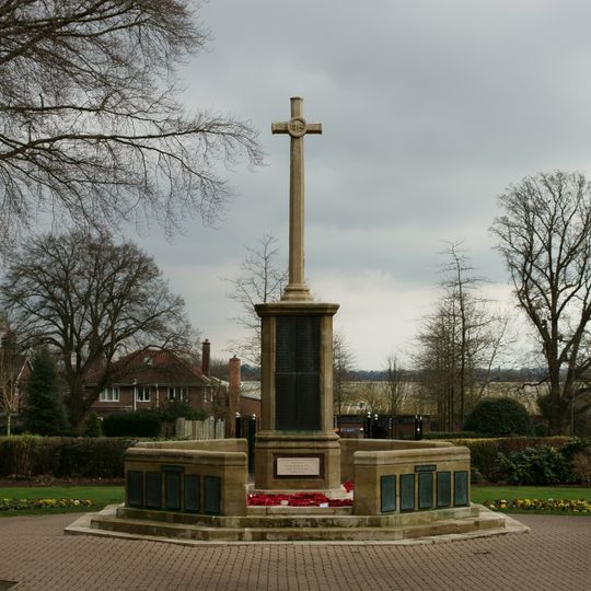 Ashford War Memorial And Ornamental Gates To Garden Of Remembrance