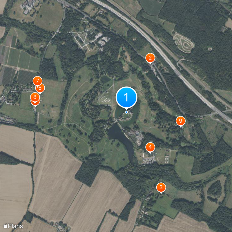 Château de Leeds Carte