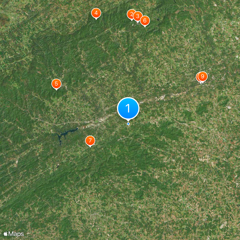 North Wilkesboro Speedway Mappa