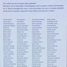 Zur Erinnerung an die Liesinger Euthanasieopfer